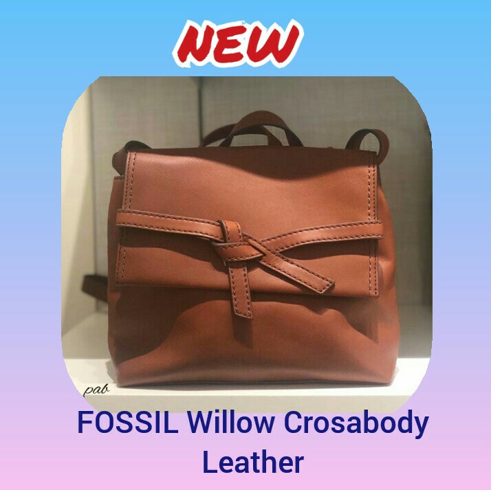FOSSIL Willow Crossbody Leather Fesyen Wanita Tas Dompet di Carousell