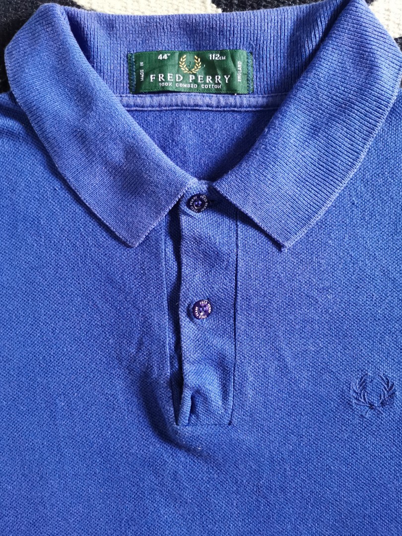 fred perry polo shirt made in england