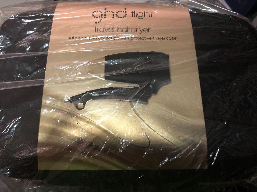 Ghd flight saharan top gold travel hair dryer