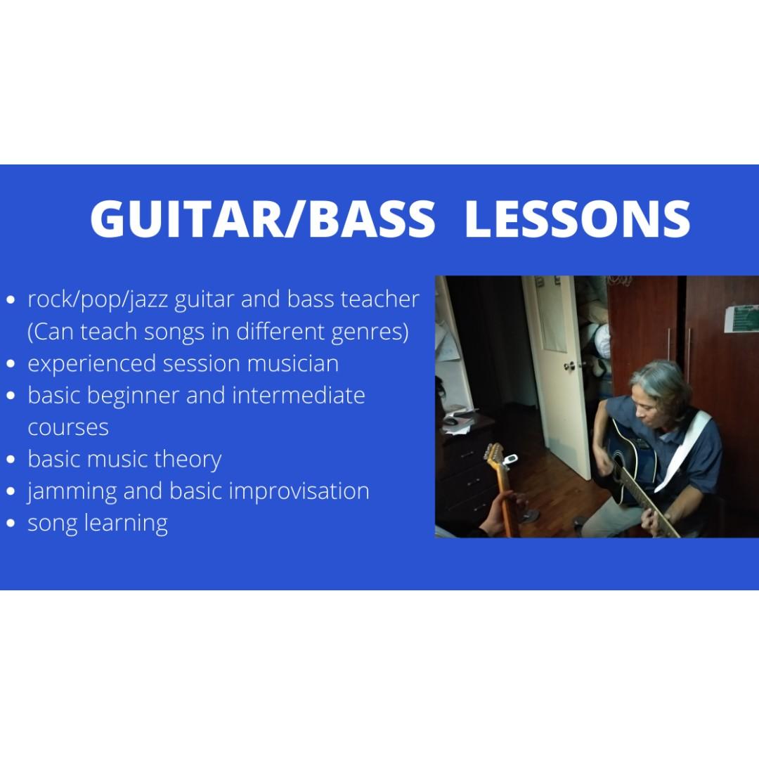 Guitar/Bass Teacher (Lessons) (Category: Musical Instruments) located in Manila. Submitted by thejaypee (Listing ID 270131591, Image 1). Description: Experienced guitar & bass teacher (both performer and teacher) for over 10+ years. Experience in teaching beginner and intermediate levels from kids to adults. Can teach songs and basic music theory. Home service but preferably in Bulacan/QC area po. Contact 0932 496 5893 for inquiries regarding sch