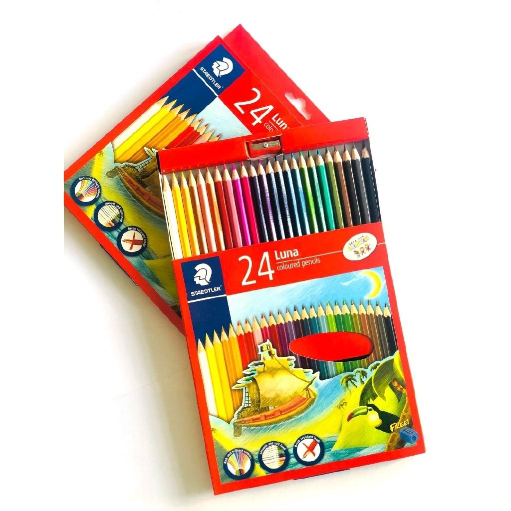 Hot Item Staedtler Luna Colour 24 S Long Color Pencils Books