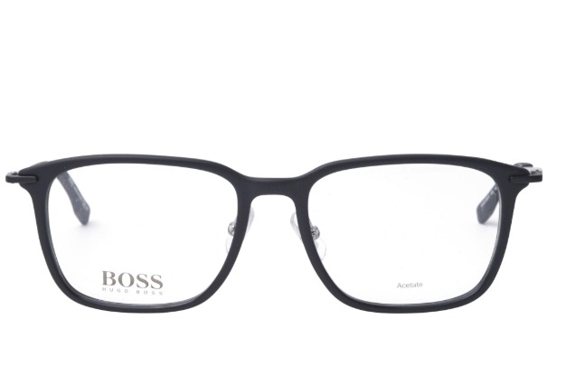 HUGO BOSS Carbon Fibre Spectacles Frame Matte Black Luxury