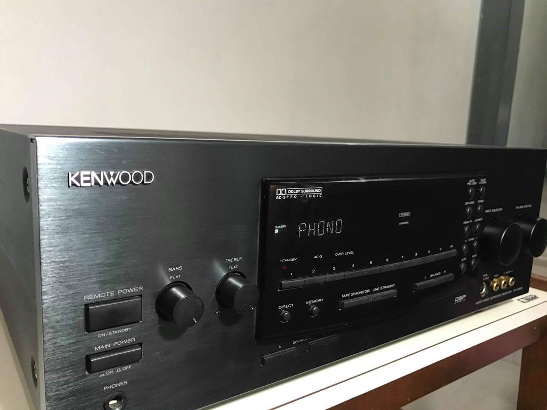 動作品】KENWOOD KR-V990D AVアンプ 見易かっ サラウンドレシーバー