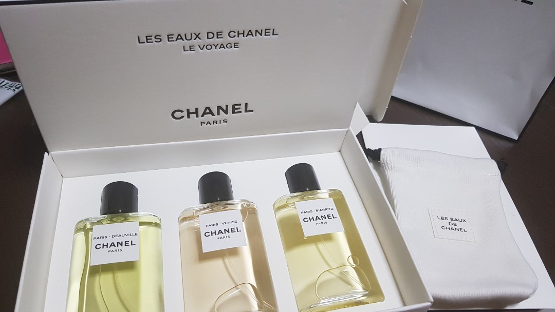 Les Eaux De Chanel Le Voyage, Beauty & Personal Care, Fragrance &  Deodorants on Carousell