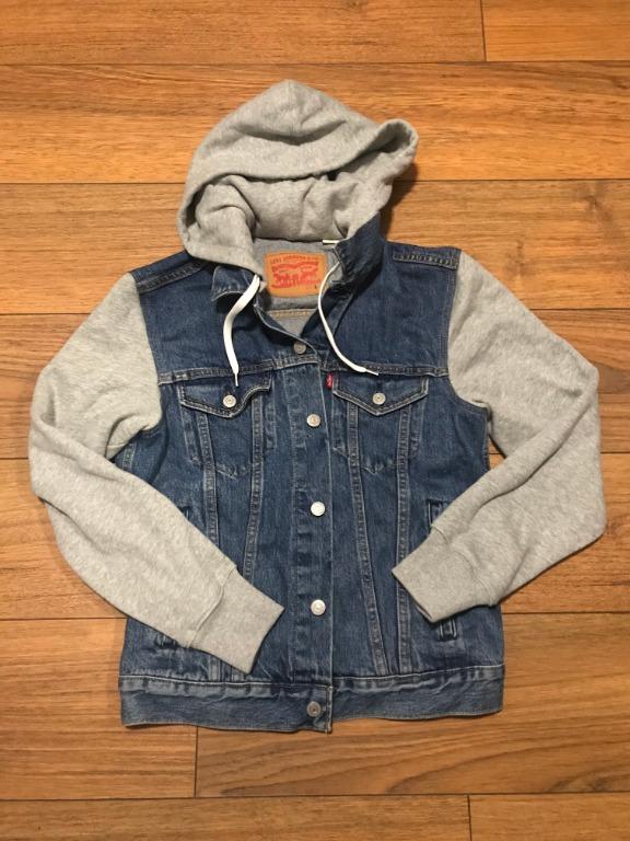 Levi jean hoodie shop