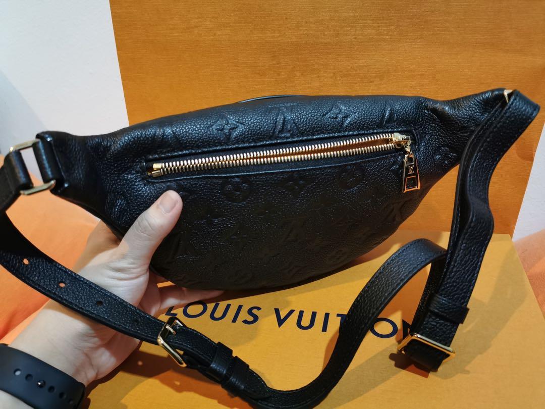 Louis Vuitton Bumbag M44812 Black monogram Empreinte Leather, Luxury, Bags  & Wallets on Carousell