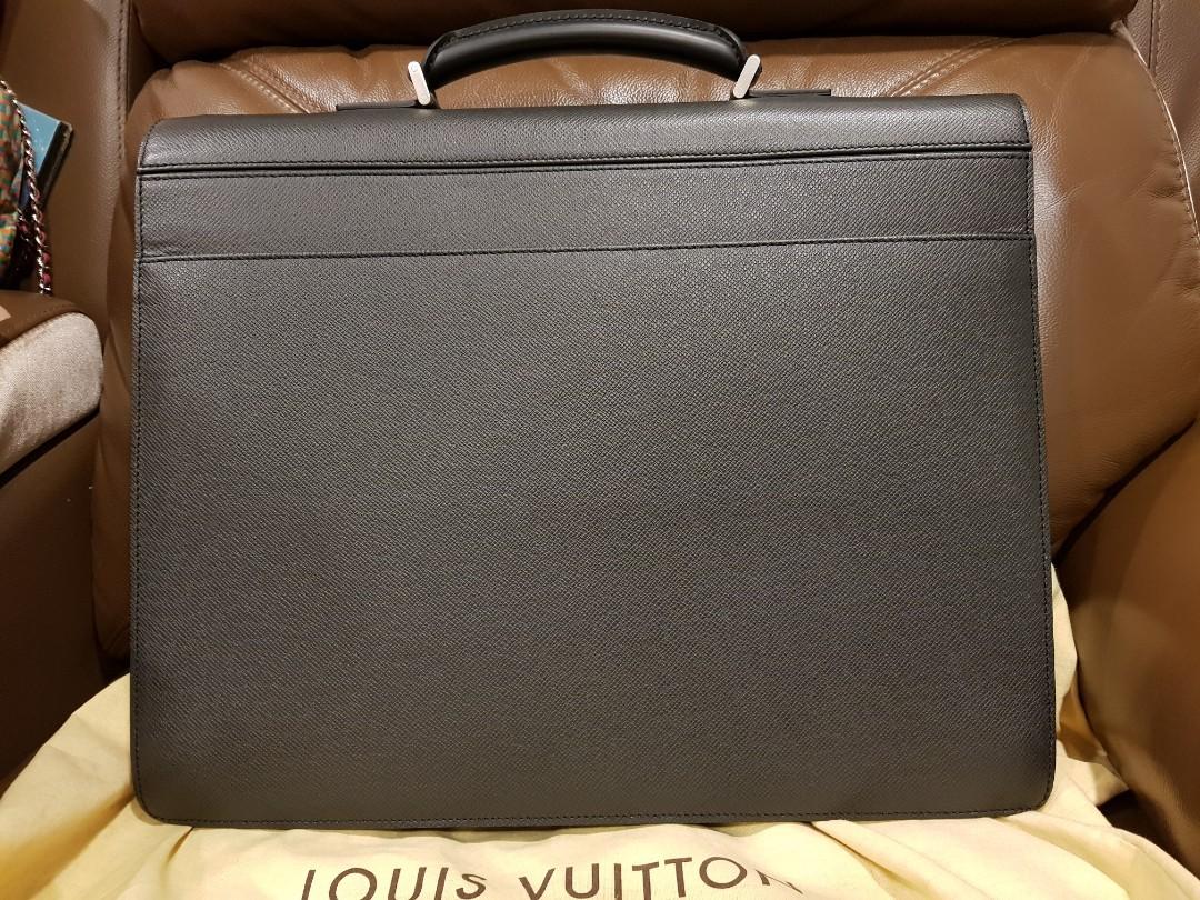 Louis Vuitton Robusto Briefcase Monogram Taiga Brown in Coated  Canvas/Leather with Black-tone - US
