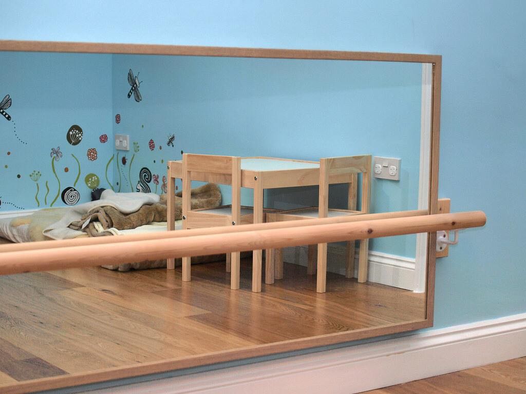 Baby pull up bar and mirror online