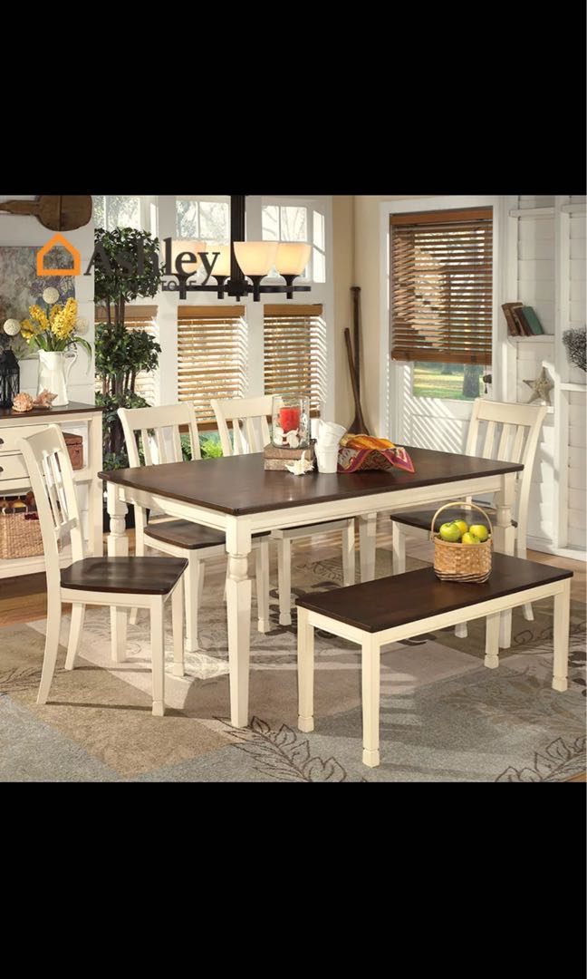Move House Sale Ashley Dinning Table And Chairs Furniture Tables Chairs On Carousell