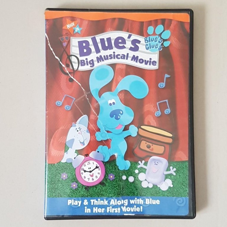 Nick Jr Blue S Clues Blue S Big Musical Movie Dvd Kids Music Media Cds Dvds Other Media On Carousell