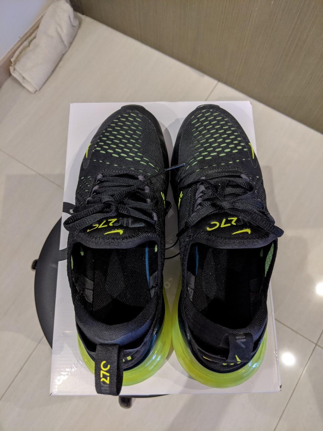 Nike Air Max 270 Black and Green