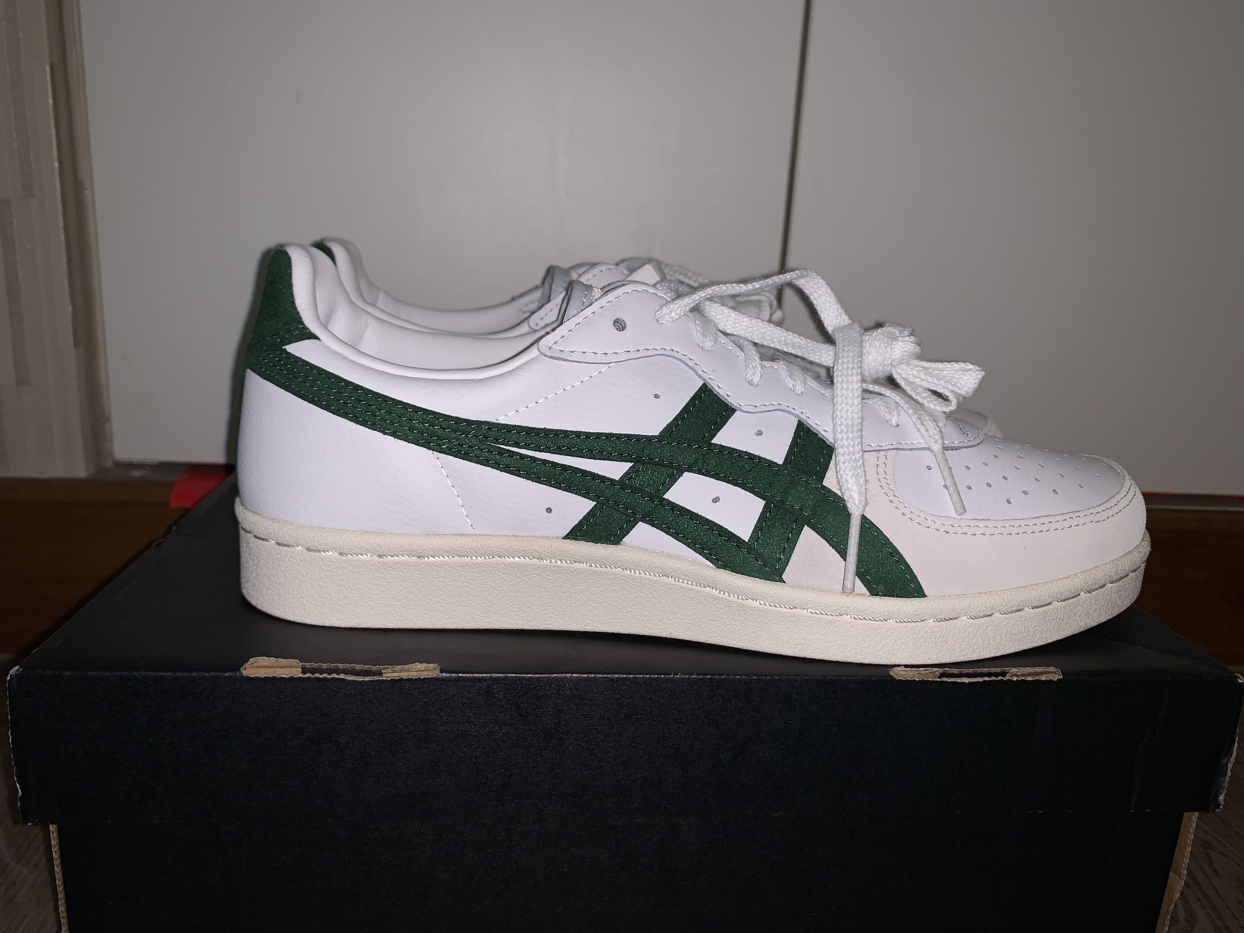 onitsuka tiger gsm white hunter green