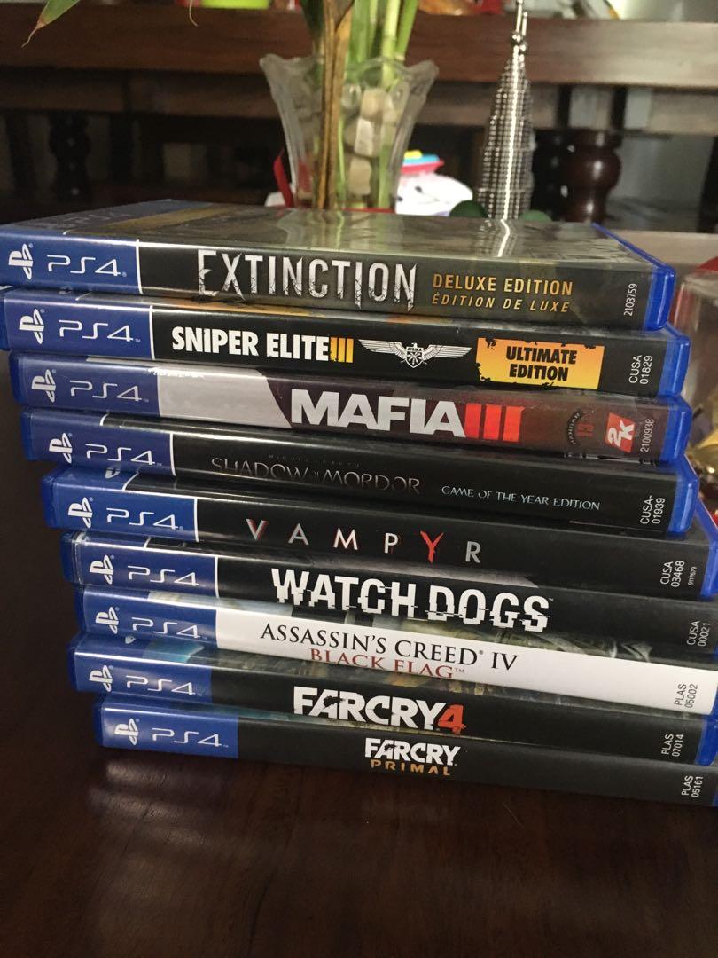 used ps4 games