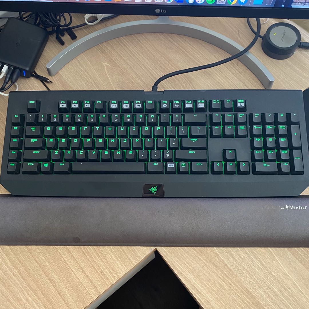 Razer Blackwidow Ultimate Stealth Keyboard, Computers & Tech, Parts ...