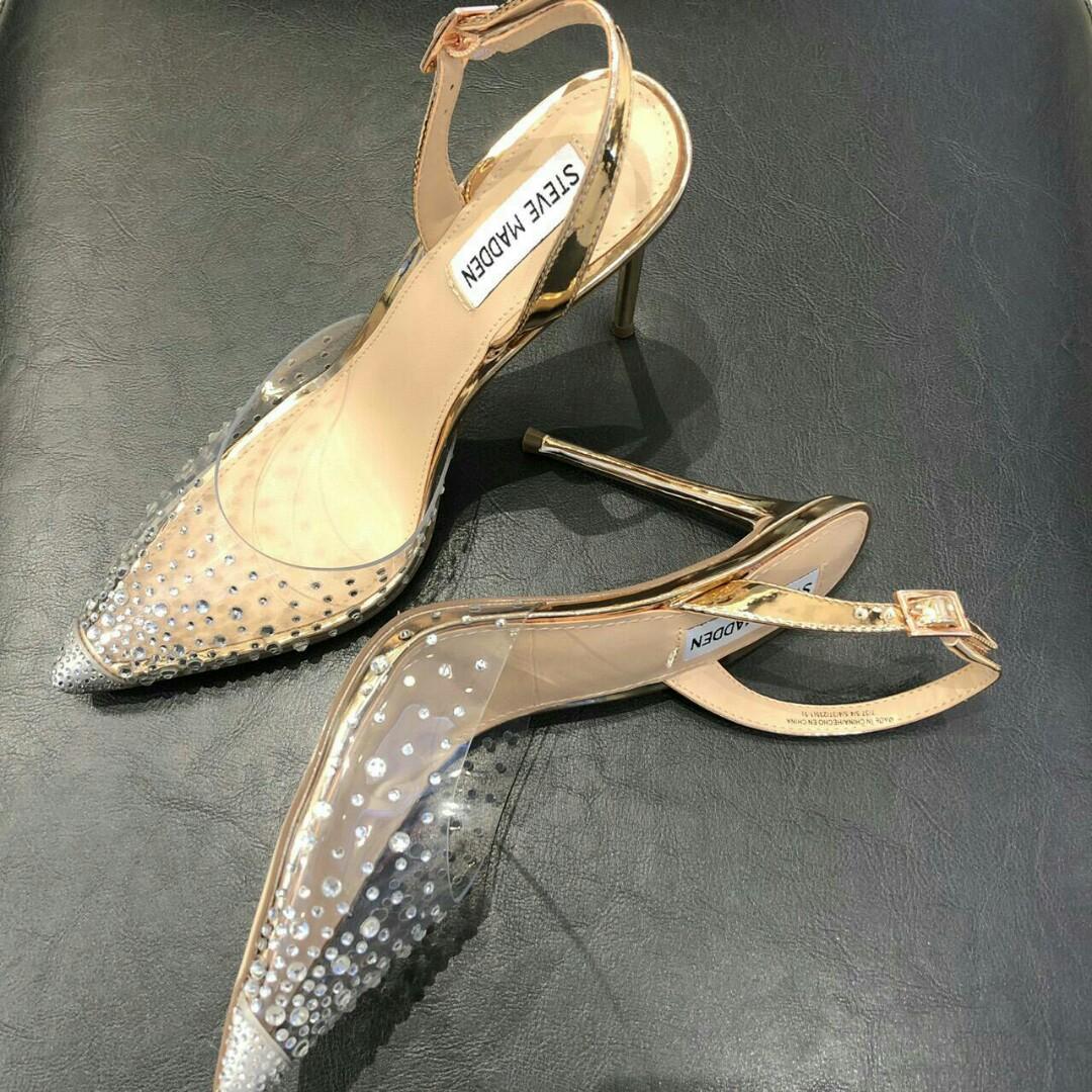 Ready Steve Madden Record Rosegold sz 6 
