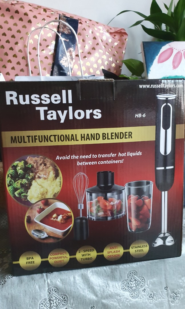 Russell Taylor's Multifunctional Hand Blender HB6, TV & Home