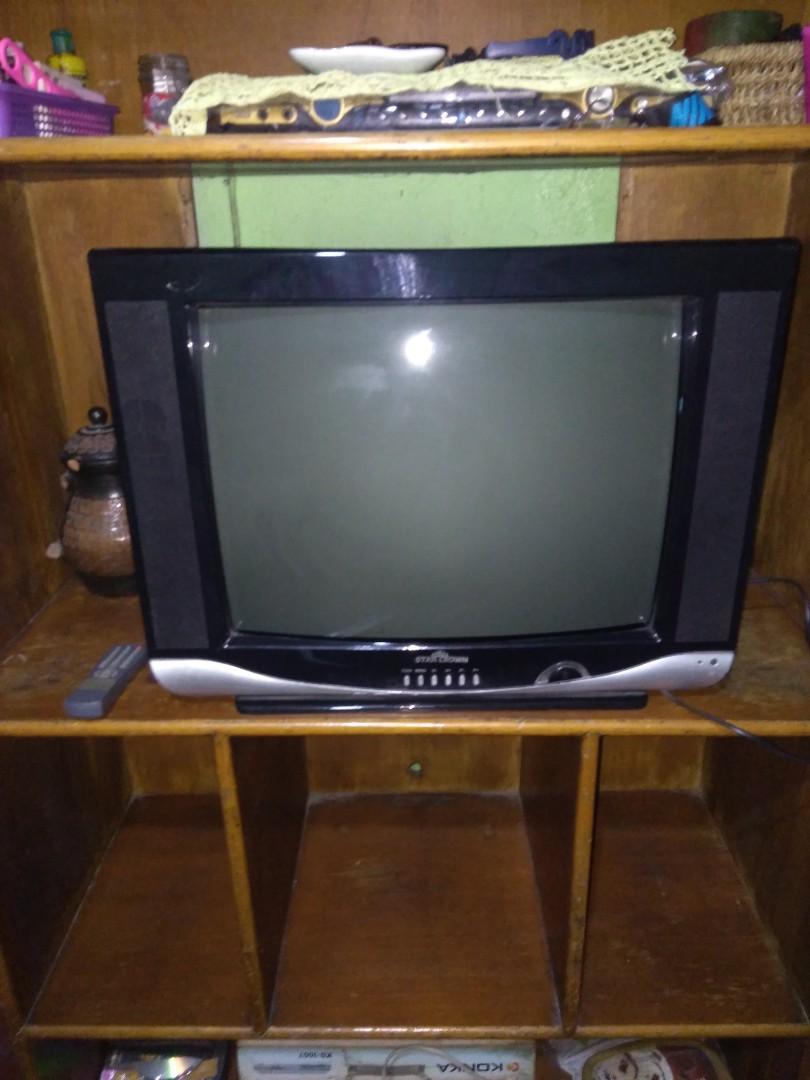 Star Crown T V Old School T V Malaki Ang Likod Electronics Tvs Entertainment Systems On Carousell