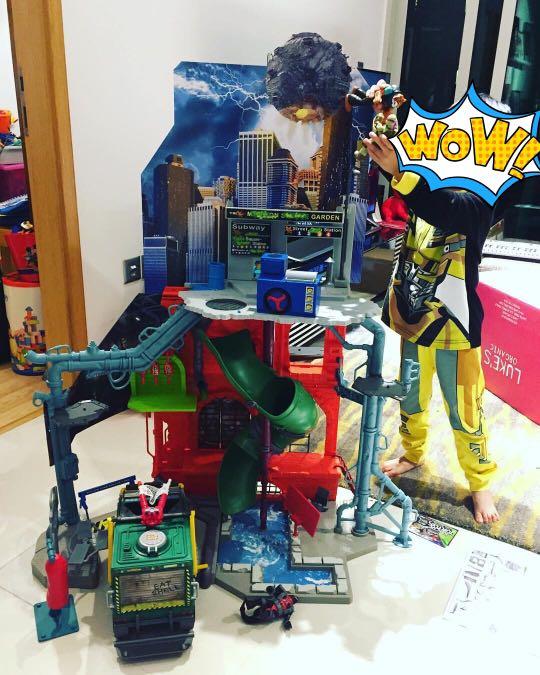 teenage mutant ninja turtles out of the shadows city sewer lair playset