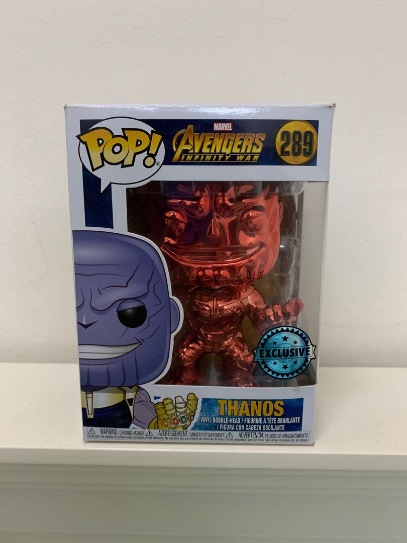 thanos metallic funko pop