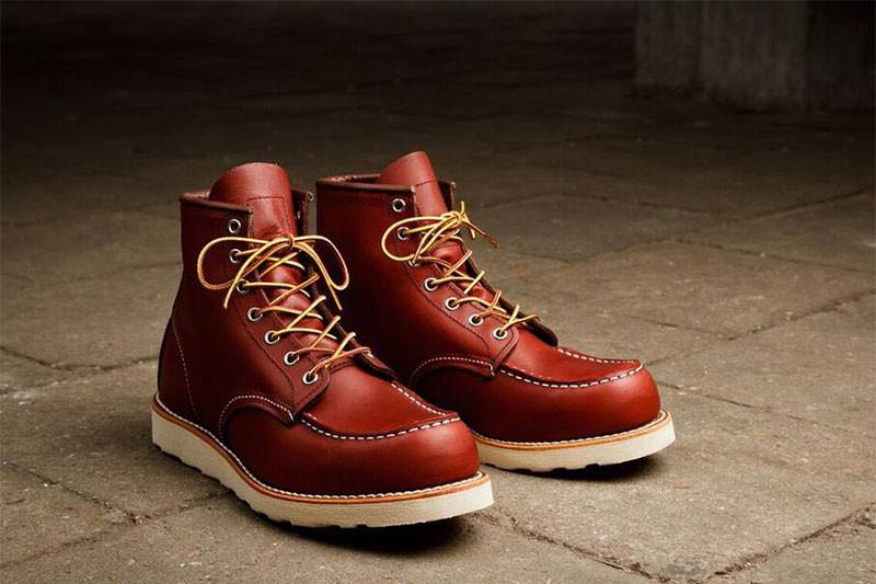 USED RED WINGS MOC TOE BOOTS 8131 Men s Fashion