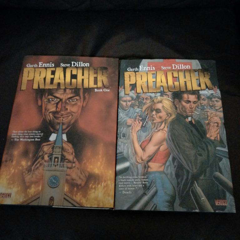 Vertigo Comic Preacher Deluxe Book 1 2 Hc By Garth Ennis Steve