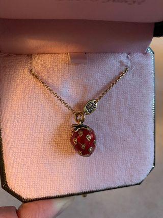 Juicy Couture Strawberry Charm Necklace