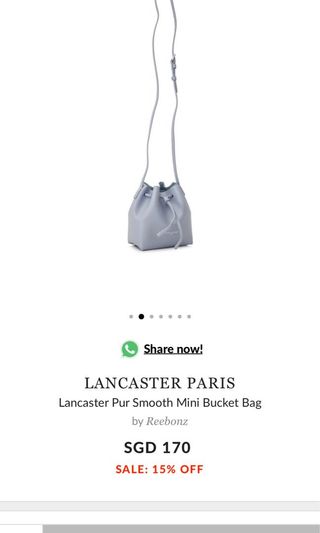 Lancaster bag For Sale Cross-body Bags Carousell Singapore
