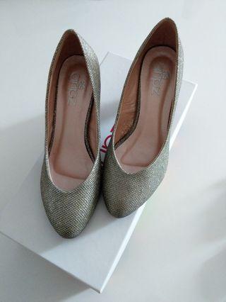 Silver - Gold high heels