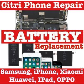 Samsung Phone iPhone iPad Redmi Battery Repair Replacement