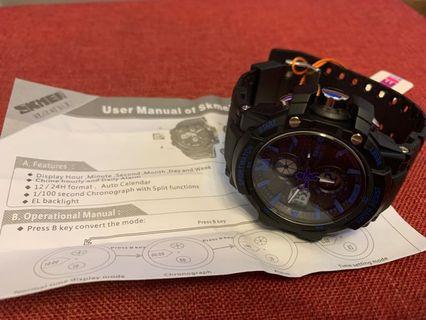 Watch with chronograph features (Brand new- No box)