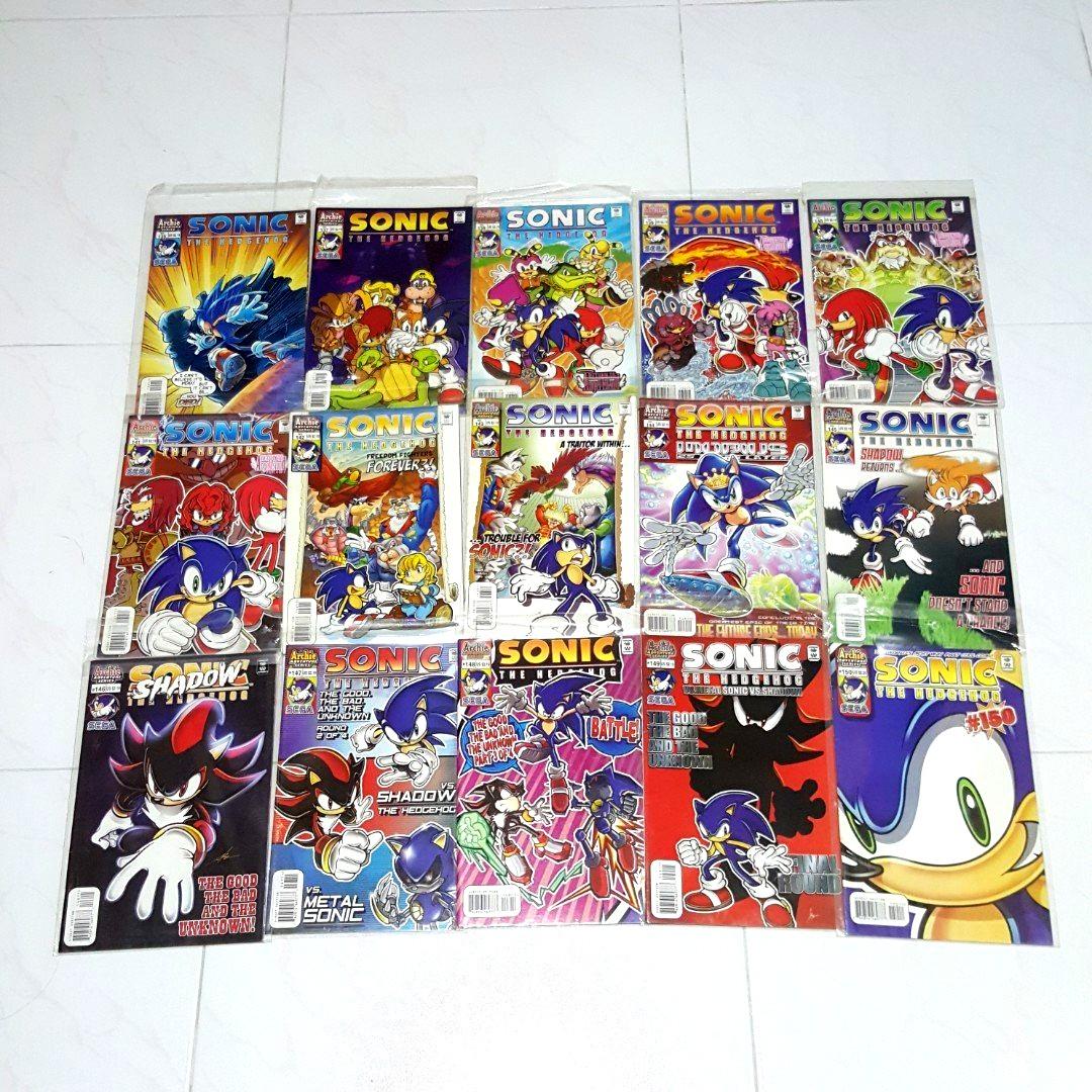 Archie Sonic the Hedgehog #135-150 original comic first printing, Hobbies &  Toys, Memorabilia & Collectibles, Fan Merchandise on Carousell