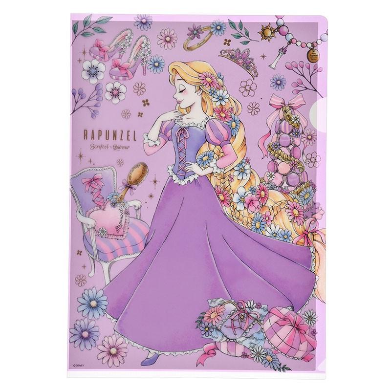 Ariel and Rapunzel Romantic Dress Disney Clear Folder set, Hobbies