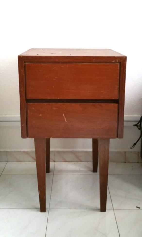 Bedside Table (Category: Tables & Sets) located in Singapore. Submitted by imageworks (Listing ID 270405484, Image 1). Description: Good wooden side table Self collect.