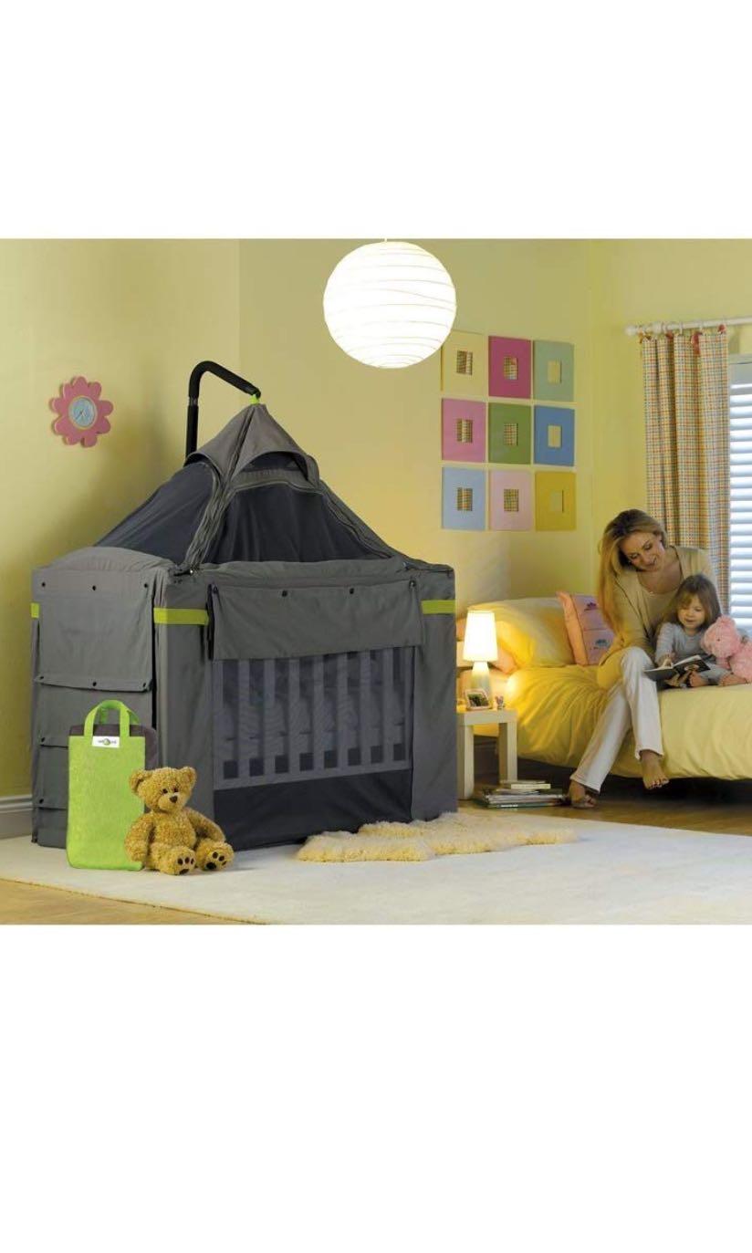 Bnib Blackout Cot Canopy Content Calm The Cot Canopy Mosquito Net Babies Kids Baby Nursery Kids Furniture Cots Cribs On Carousell