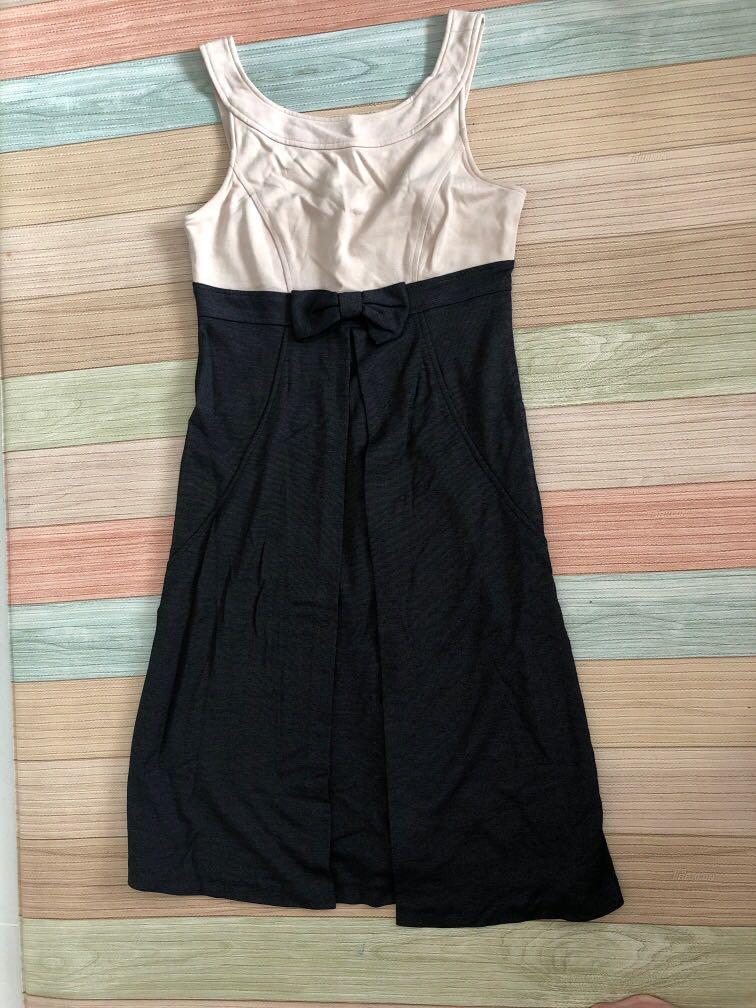 charcoal grey work dress