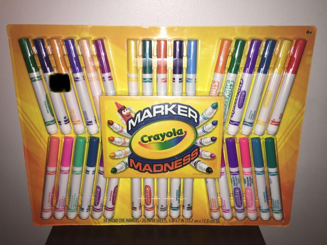 Crayola Marker Madness, Hobbies & Toys, Stationary & Craft, Craft