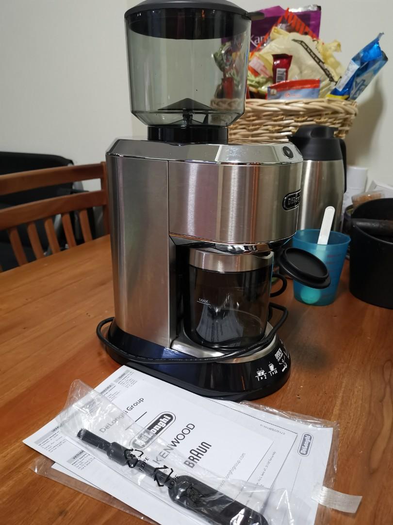 Delonghi Dedica Coffee Grinder Kg521 M Tv Home Appliances Kitchen Appliances Coffee Machines Makers On Carousell