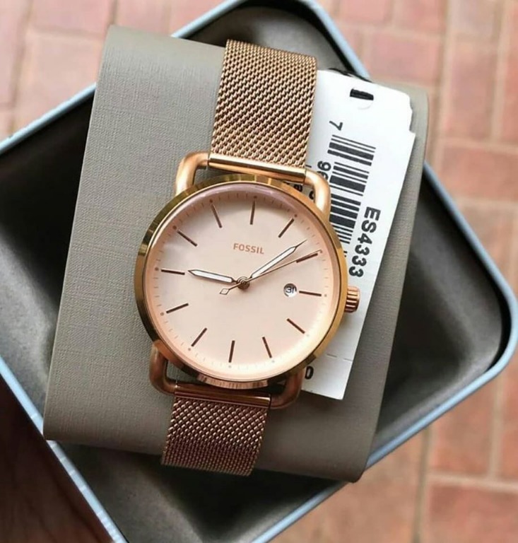 FOSSIL ES4333 Rose Gold Bracelet Watch