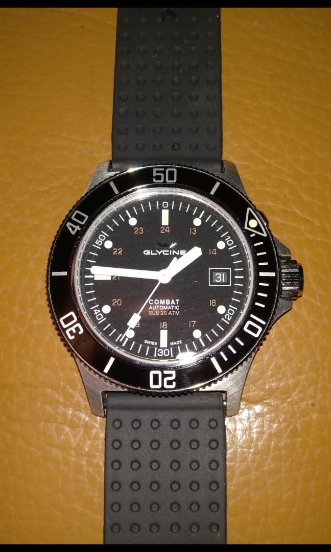 Glycine combat automatic sub 20 atm sales
