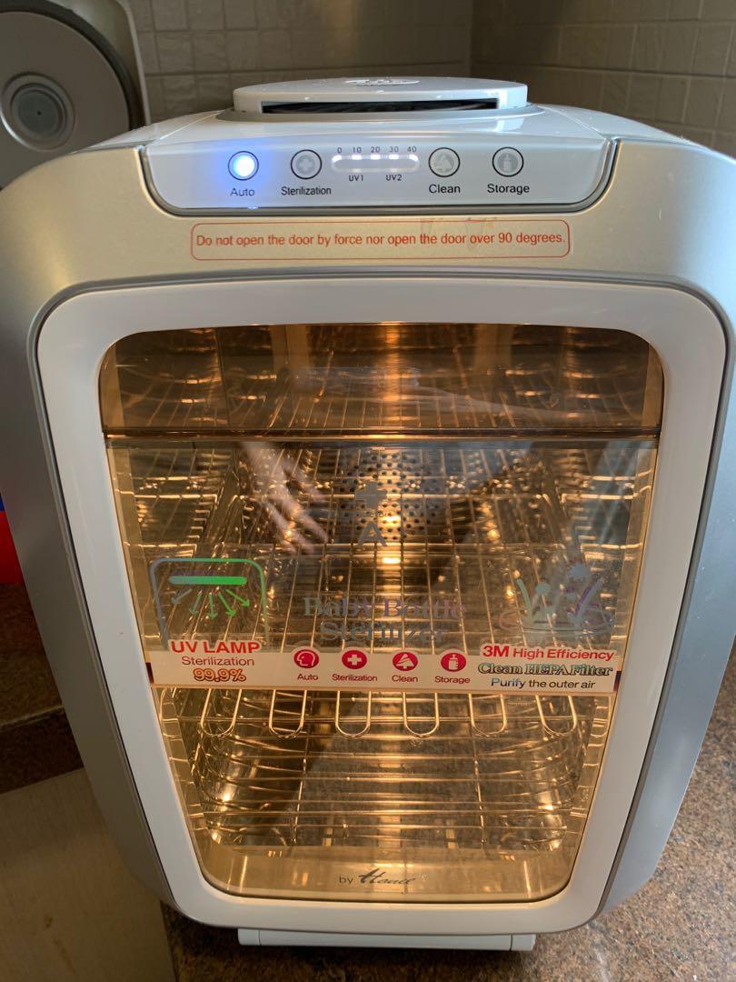 HANIL UV Sterilizer Dryer with 3 new replacement Hepa filters , Babies