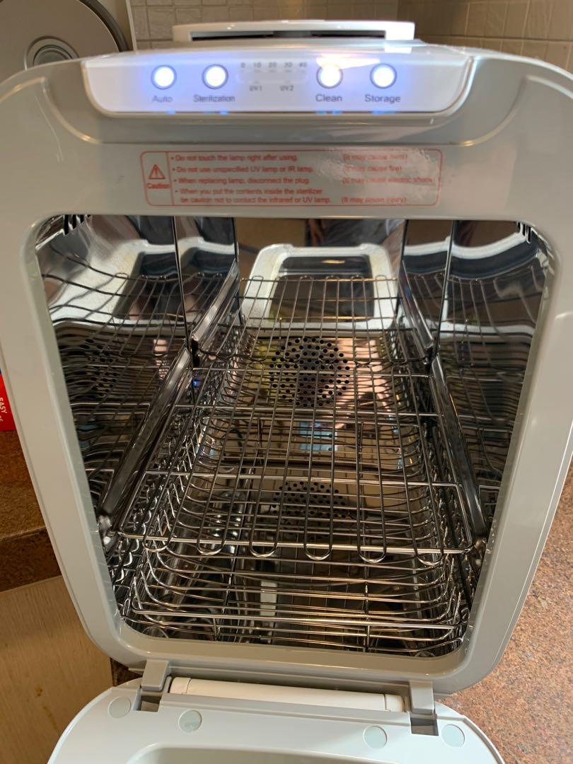 HANIL UV Sterilizer Dryer with 3 new replacement Hepa filters , Babies