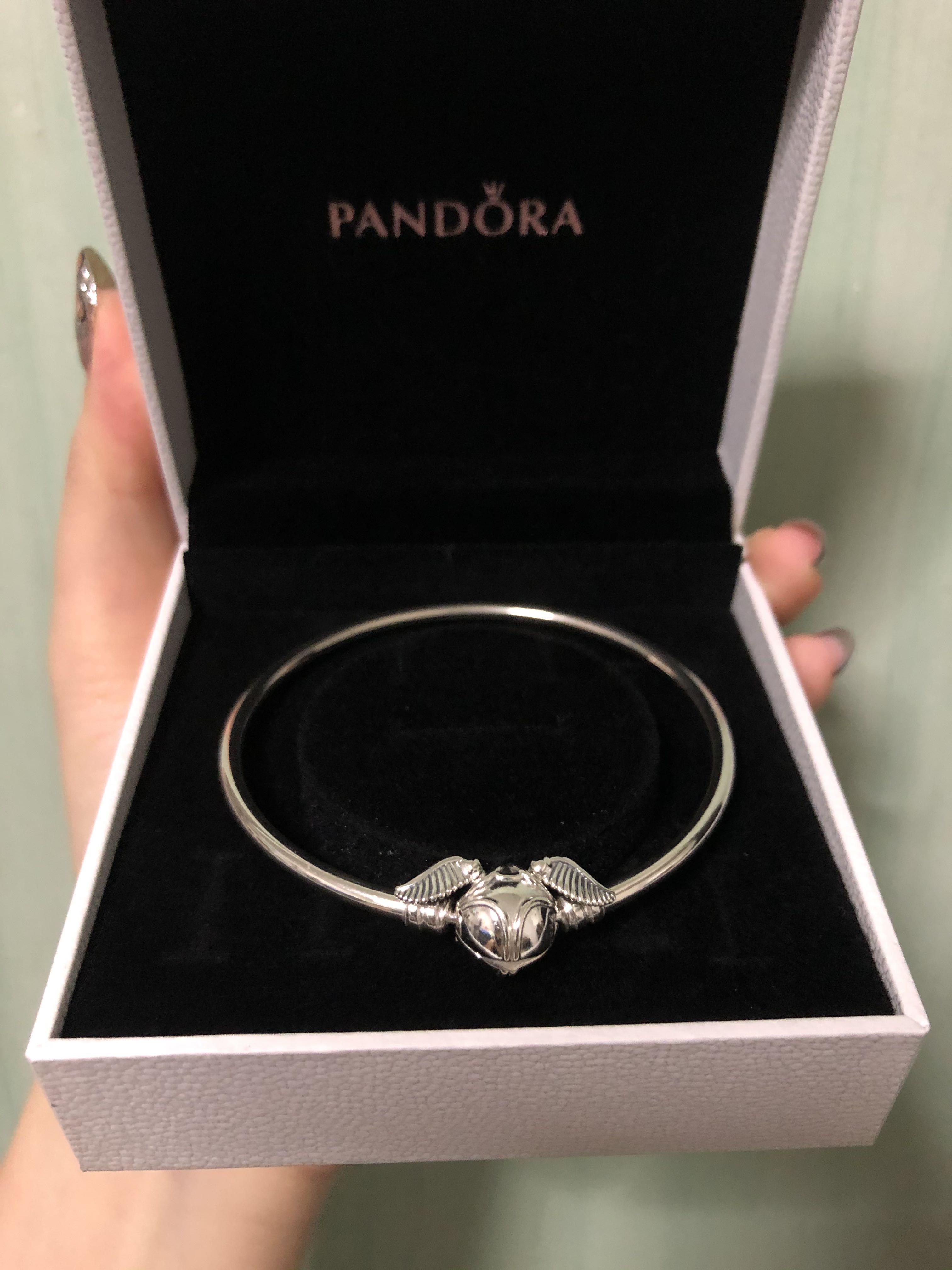 Harry Potter X Pandora Snitch Bracelet 19cm Women S Fashion Jewellery Bracelets On Carousell