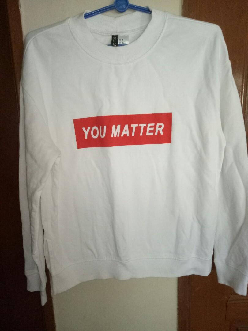 you matter sweater