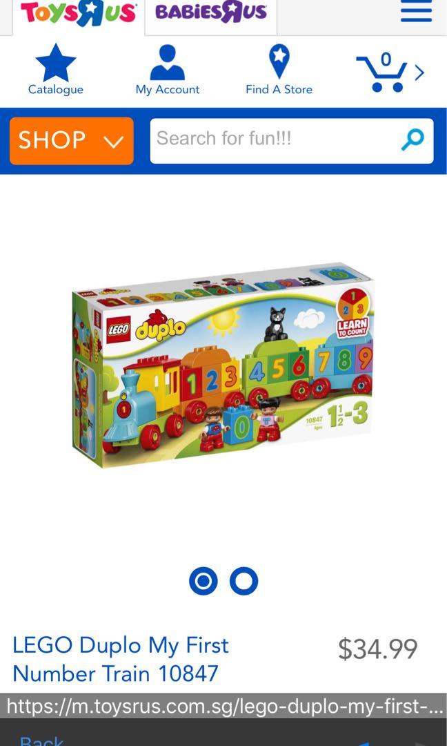 lego duplo my first number train 10847