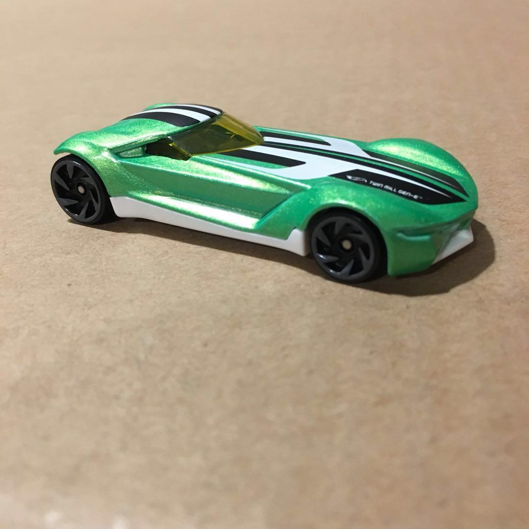 Loose Hot wheels Twin Mill Gen E Green White, Hobbies & Toys, Toys & Games on Carousell