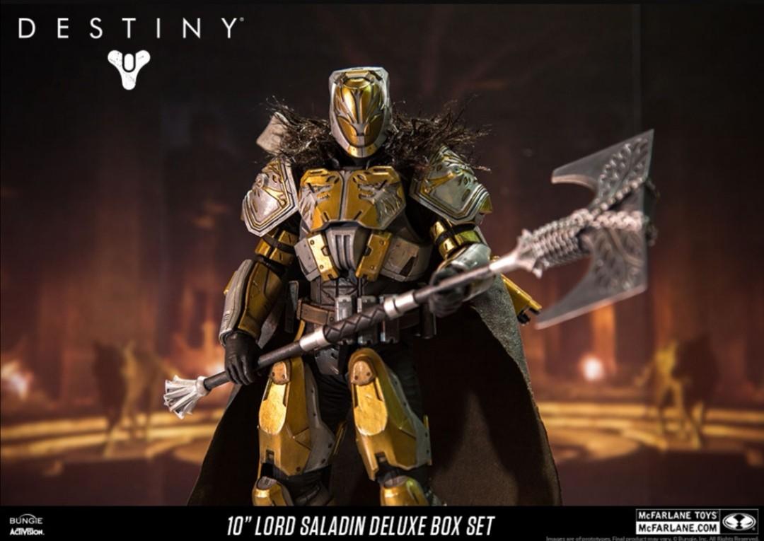 McFarlane Lord Saladin 10" Deluxe Figure (Category: Figurines & Statues) located in Quezon City. Submitted by joseph_b (Listing ID 270315317, Image 1). Description: Brand new in box Minor ding in front window. Other than that, box is in good condition 10" Deluxe Figure of Lord Saladin from Destiny Video Game QC meetups.