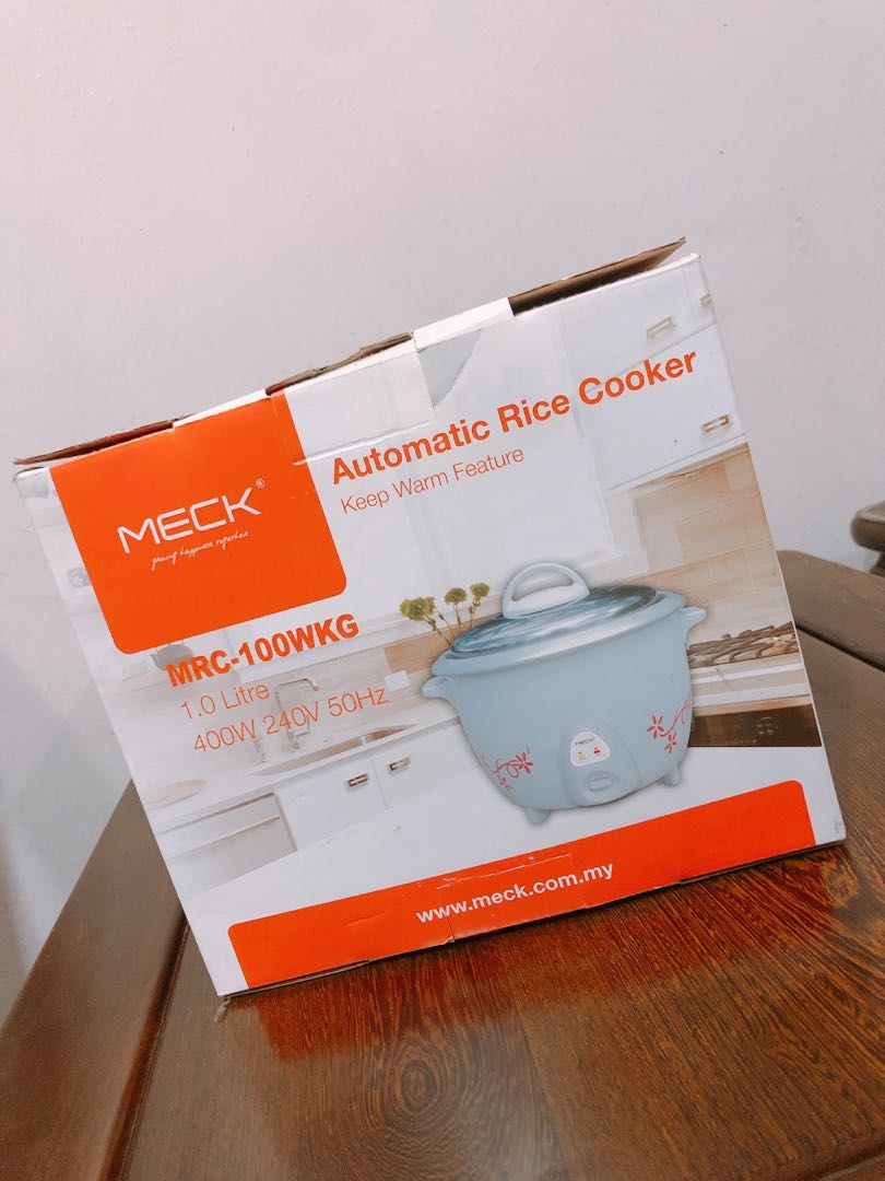 MECK RICE COOKER 1L MRC 100WKG TV Home Appliances Kitchen Appliances Cookers on Carousell