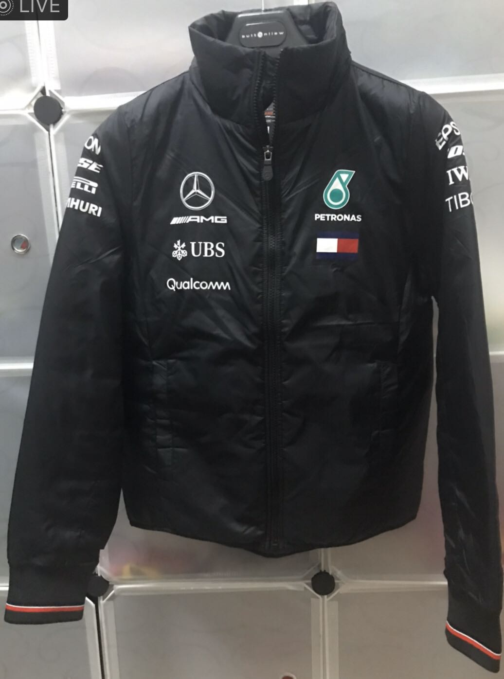 Mercedes AMG Petronas F1 team jacket Men s Fashion Coats