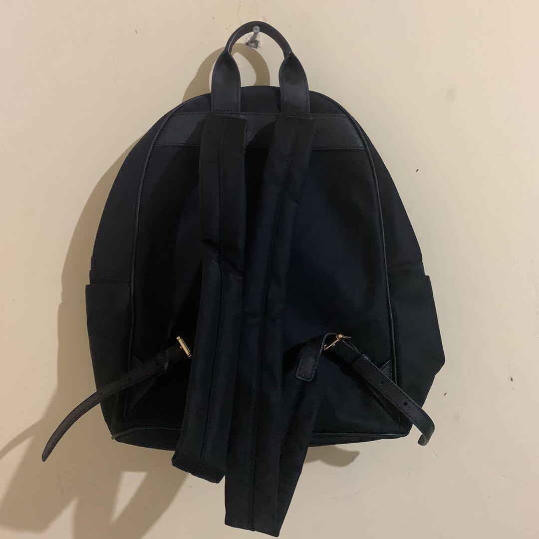 Michael Kors Abbey Large Backpack Black, Fesyen Wanita, Tas & Dompet di