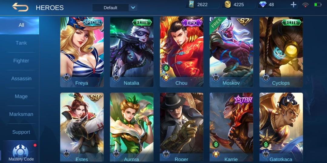 Mobile Legend Account, Toys & Games, Video Gaming, Video Games on Carousell